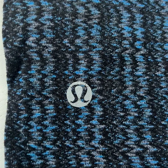 Lululemon ZigZag Blue, Gray and Black Full Length Leggings - Picture 3 of 9